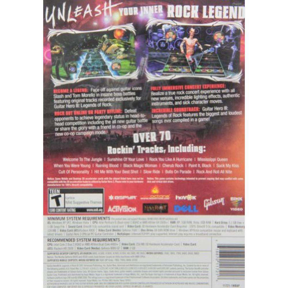 Activision Guitar Hero III: Legends Of Rock - PC