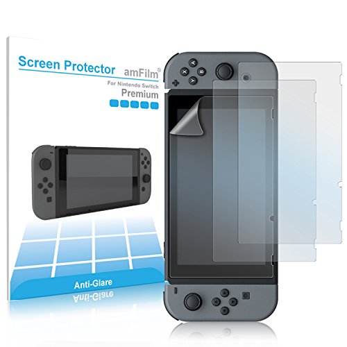 amFilm Anti-Glare Matte Screen Protector for Nintendo Switch, amFilm Nintendo Switch Matte Screen Protector for Nintendo Switch 