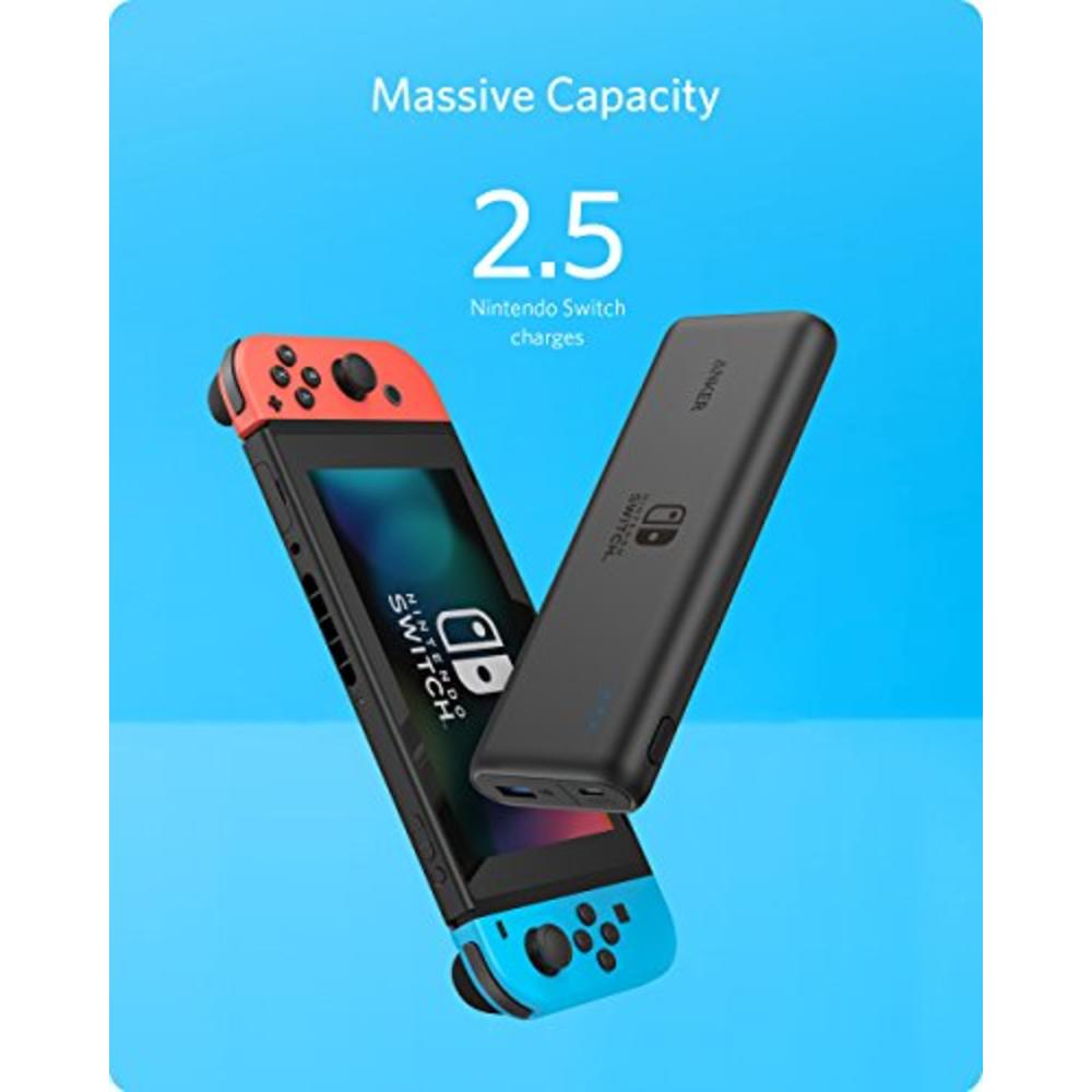 Anker Play [Power Delivery] Anker PowerCore 20100 Nintendo Switch Edition, The Official 20100mAh Portable Charger for Nintendo Switch, for 