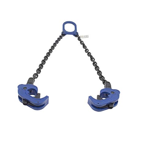 Mytee Products Chain Drum Lifter 2000 lbs WLL Lift Barrel Lifter Vertical Hoist Self Locking (1 - Pack)