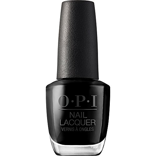 OPI Nail Lacquer, Black Onyx, Black Nail Polish, 0.5 fl oz