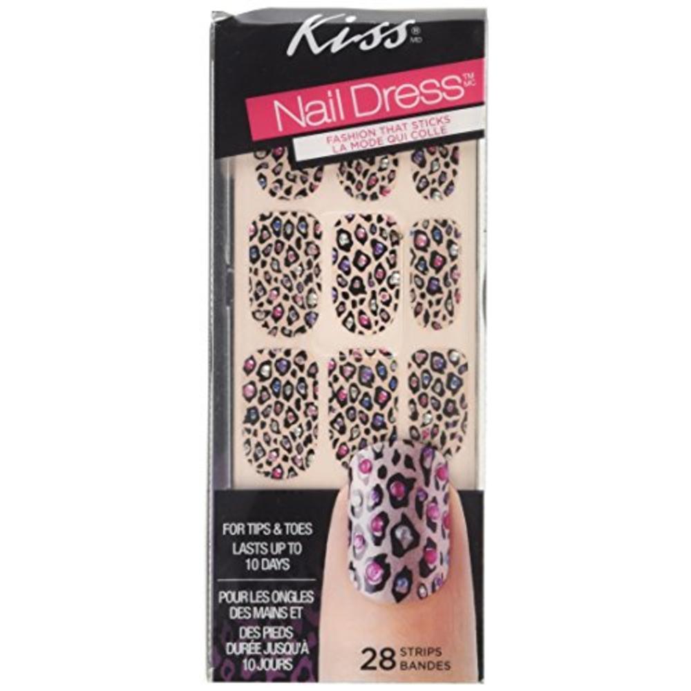 Kiss Nail Dress for Tips & Toes Strips - 28 CT