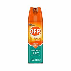 OFF! FamilyCare Bug Spray & Mosquito Repellent, Smooth & Dry, Great for the Beach, Backyard, Picnics and More, 4 oz.