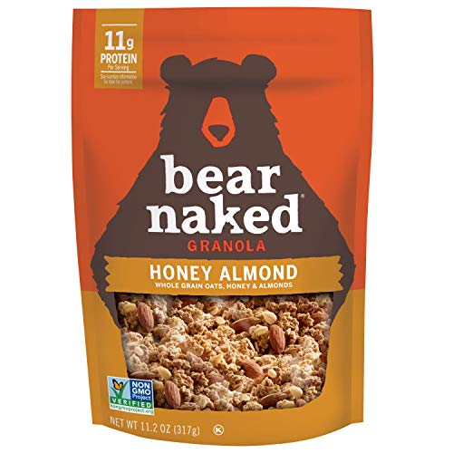Bear Naked, Granola, Honey Almond, Kosher and Vegetarian, 11.2oz Bag