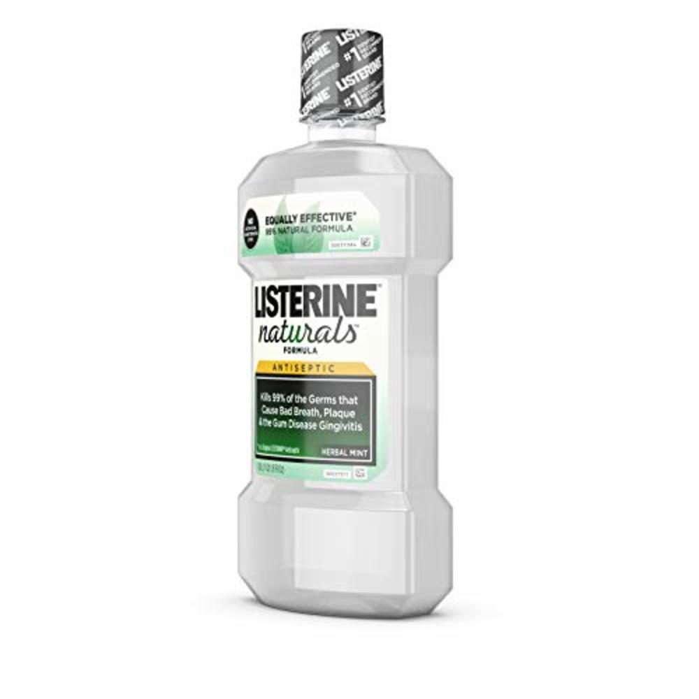 Listerine Naturals Antiseptic Mouthwash Herbal Mint 1 8 Fluid Ounce listerine-naturals-antiseptic-mouthwash-herbal-mint-1-8-fluid-ounce