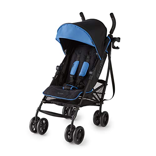 Summer Infant Summer 3Dlite+ Convenience Stroller, Blue/Matte Black