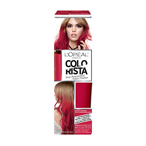L'Oreal L\'Oreal Paris Colorista Semi-Permanent Hair Color for Platinum, Light and Medium Blondes, Bleached hair or Highlighted Hair, Br
