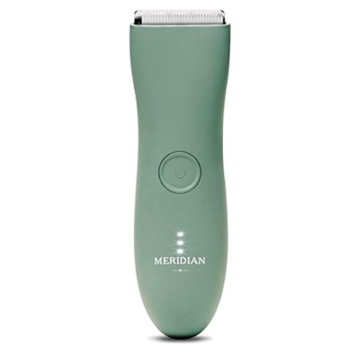 Meridian - The Trimmer - Electric Body & Pubic Hair Trimmer - Waterproof and Cordless for Wet/Dry Use - Painlessly Remove Hair t