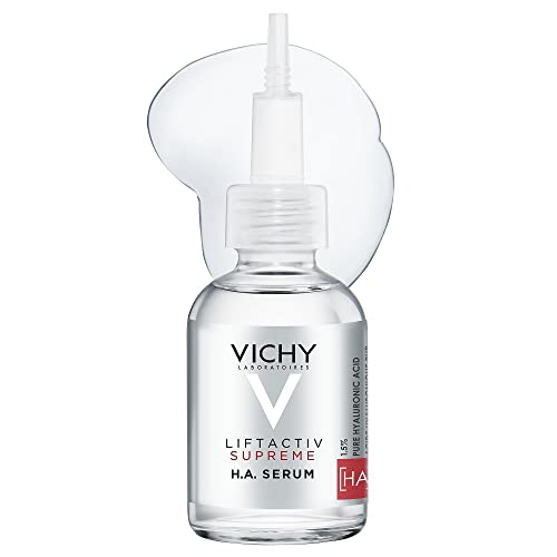 Vichy LiftActiv Supreme Wrinkle Corrector Hyaluronic Acid Serum For Face, Anti-Aging Facial Serum to Reduce Wrinkles, Plump, & S