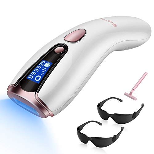 Iston at-Home Hair Removal for Women & Men, Upgraded to 999,999 Flashes Laser  Hair Removal, Permanent Painless Hair Removal Device for