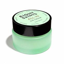 Eight Saints All In Eye Cream, Natural and Organic Anti Aging Eye Cream to Reduce Puffiness, Wrinkles, and Under Eye Bags, Dark 