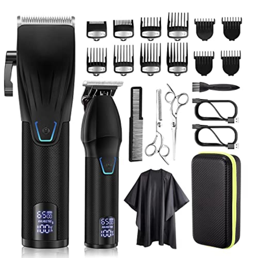 Roziahome Professional Hair Clippers for Men Zero Gapped Trimmer Kit  Cordless Barber Clippers Machine Rechargeable T-