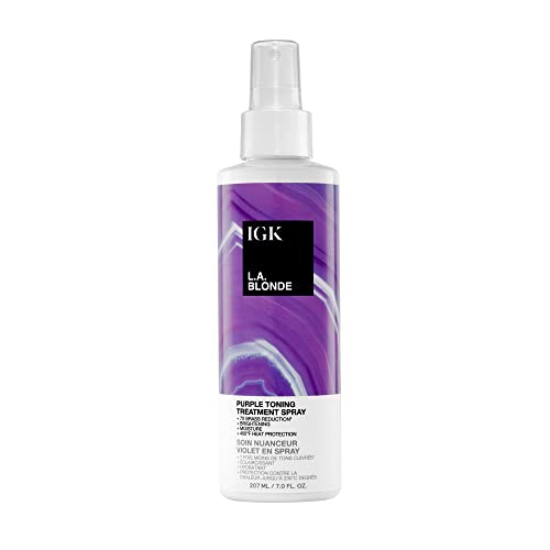 IGK LA BLONDE Purple Toning Treatment Spray