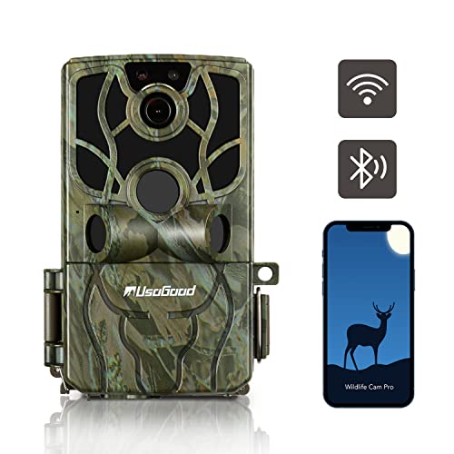 usogood WiFi Trail Camera 4K 48 MP, Game Camera Send Pictures to Phone Hunting Cameras with with 120