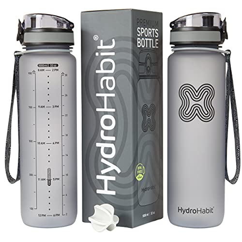 HYDRO HABIT Hydro Habit - Sports Water Bottle with Time Marker