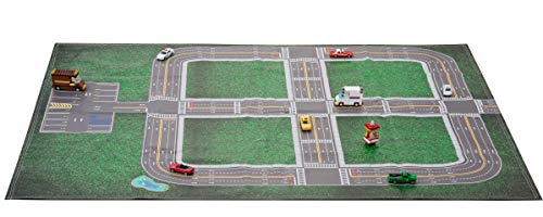 Custom Toys & Hobbie Drive N Learn CAR Play mat & parking lot \My Home Town\" FOR Toy Cars. Matchbox"