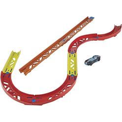 Hot Wheels Track Builder Unlimited Playset Premium Curve Pack, 16 Component Parts & 1:64 Scale Toy Car