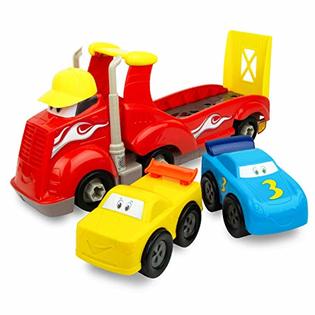boley Boley Racing Rascals Hauler Truck Toy Car Set - 3 Pack Toddler ...