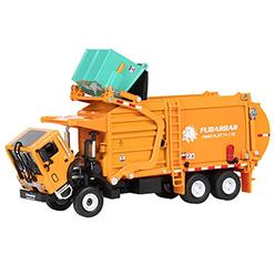 FUBARBAR FUNNY PLACE Garbage Truck Toys, Fubarbar 1:43 Bruder Tonka Trash Trucks Model for Boys Metal Diecase Waste Management Front Loader Die Cast 