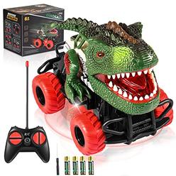 TopSolid Dinosaur Toys for Kids 3-5, Remote Control Car Toy Truck, Dino Toys for 3 Year Old Boys Toddlers, Boy Toys Age 3,4,5 and Up, Toy