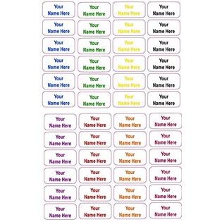 Glibins 1 Waterproof Stick On Clothing Labels Print your name ...
