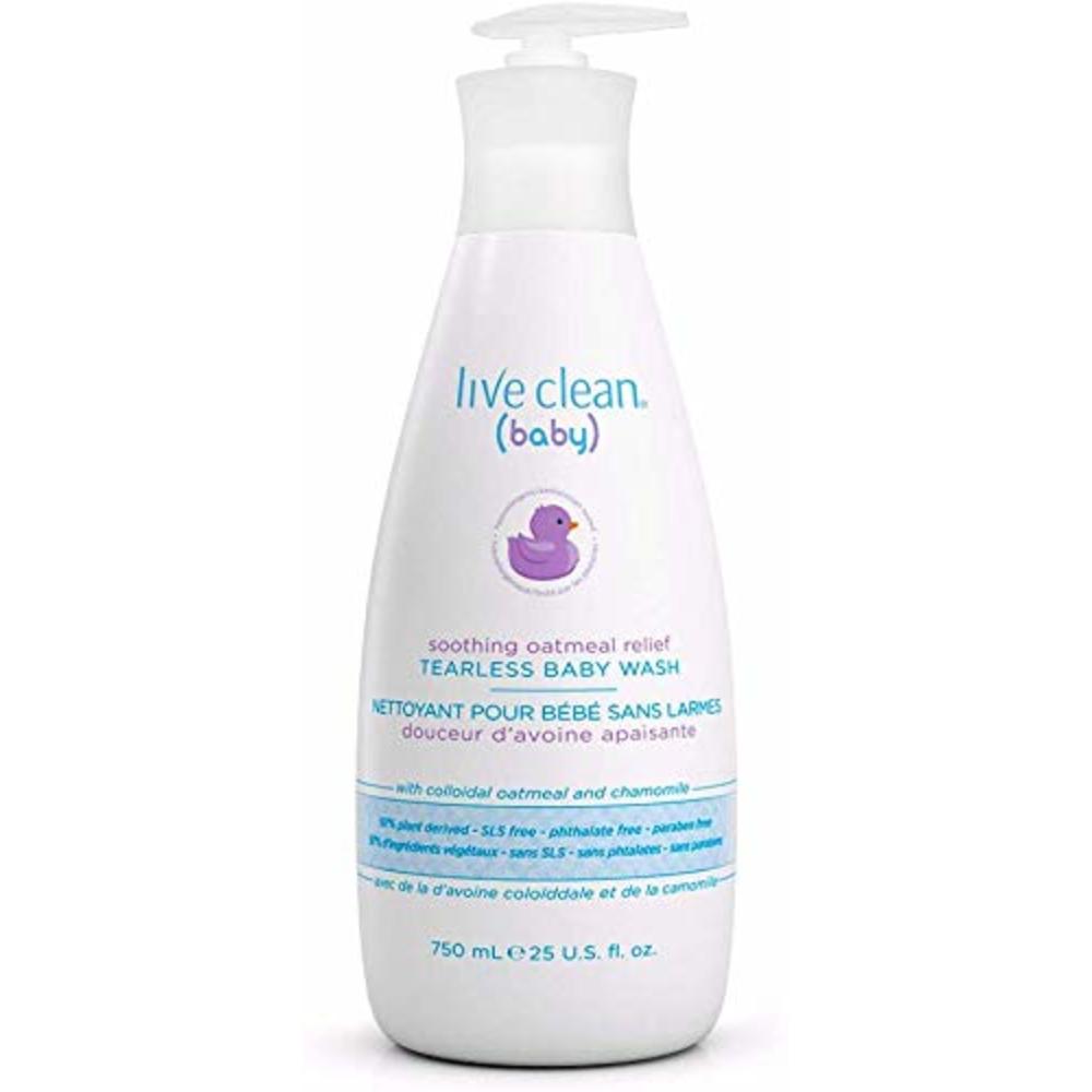 Live Clean Baby Soothing Relief Baby Wash 25 fl oz