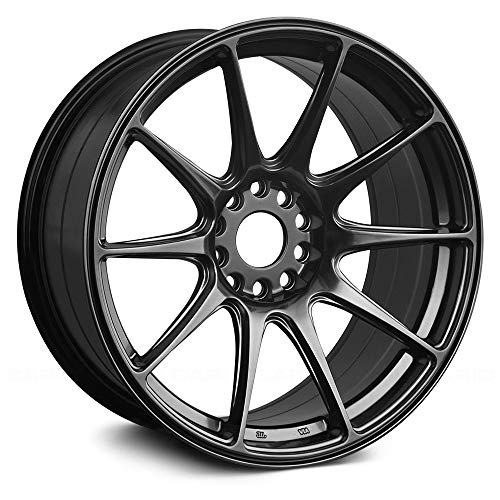 XXR 527 Chromium Black Wheel with Painted (17 x 8.25 inches /4 x 100 mm, 25 mm Offset)