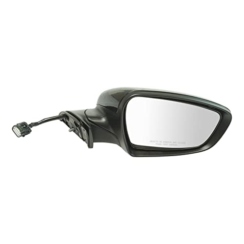 Am Autoparts Exterior Power Mirror Heated Signal Black Smooth Passenger Side for Kia
