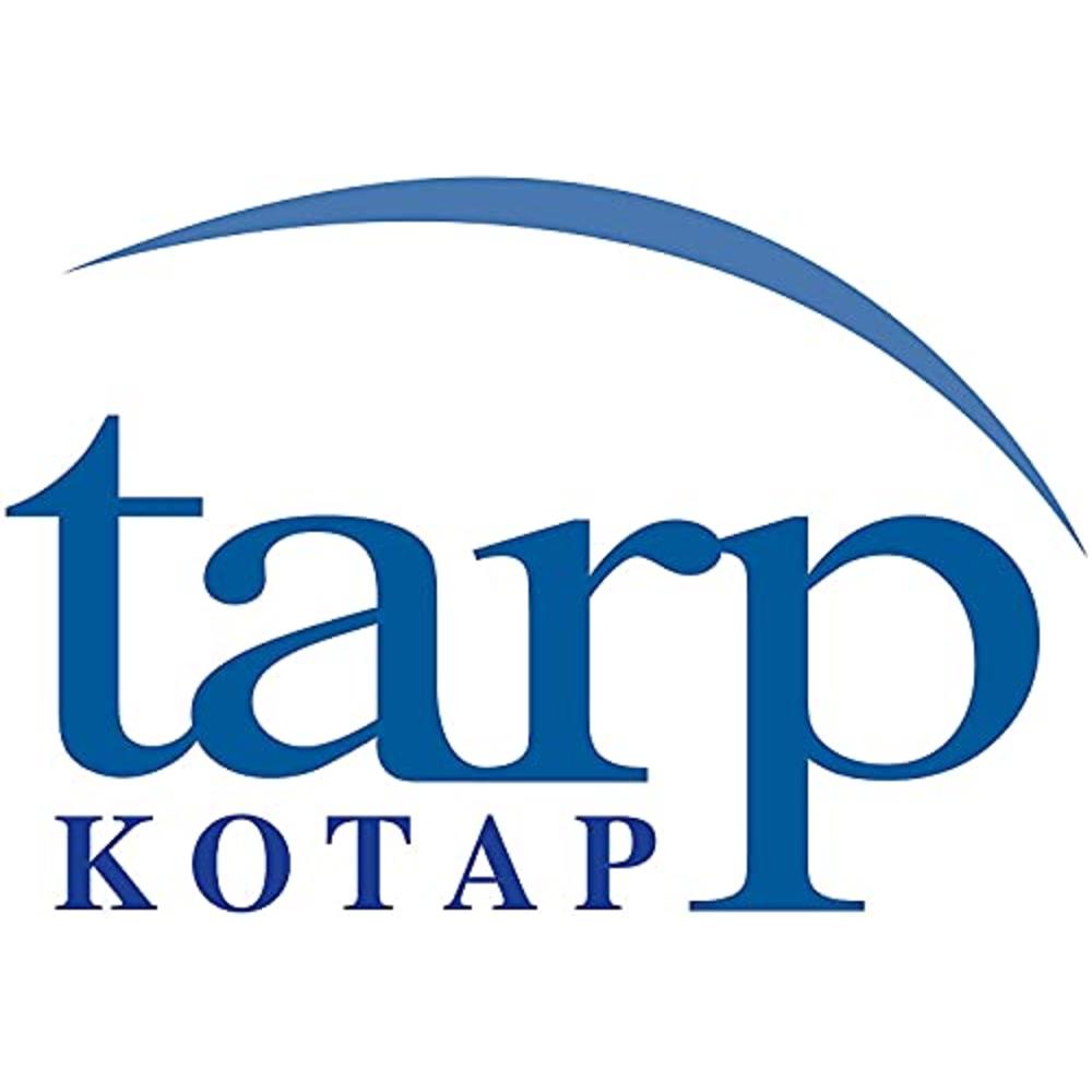KOTAP Heavy-Duty Protection/Coverage Tarp, 8-mil, White, 18 ft. X 24 ft., TRW-1824, Multiple Sizes Available