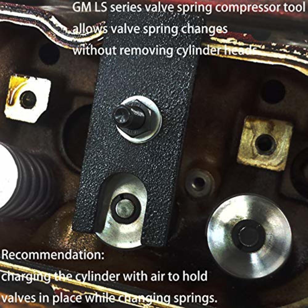 EnRand GM LS Valve Spring Tool,Valve Spring Compressor Tool for GM Based LS Engines LS1 LS2 LS3 LS4 LS6 LS7 LS9 LSA LQ4 LQ9 and 