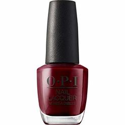 OPI Nail Lacquer, Got the Blues for Red, Red Nail Polish, 0.5 fl oz