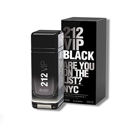 Diplomat impulse Rough sleep Carolina Herrera 212 VIP Black by Carolina Herrera for Men Eau De Parfum  Spray, 6.8 Oz
