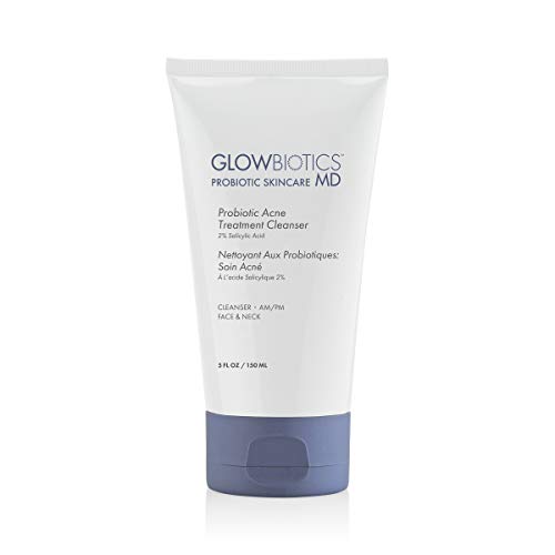 Glowbiotics MD GLOWBIOTCS MD, Probiotic Acne Treatment Cleanser Gentle and NonDrying Benefits For Oily Combination and Teen Skin Types, Basic, 