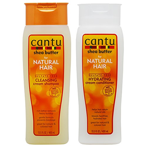 Cantu Shea Butter Cleansing Shampoo + Hydrating Conditioner 13.5oz"Duo"