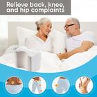 5 STARS UNITED Knee Pillow for Side Sleepers - 100% Memory Foam Wedge  Contour - Leg Pillows for Sleeping - Spacer Cushion for Spine Alignment