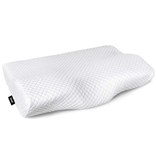ZAMAT Contour Memory Foam Pillow for Neck Pain Relief, Adjustable Ergonomic Cervical Pillow for Sleeping, Orthopedic Neck Pillow