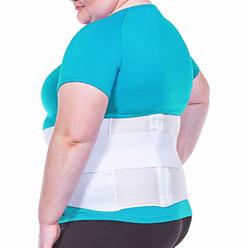 BraceAbility Plus Size 5XL Bariatric Back Brace - Obese Support Girdle for Lower Lumbar Back Pain in Big and Tall, Extra Large, 