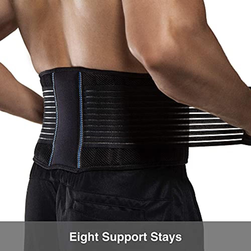 BraceUP Back Brace by BraceUP for Men and Women - Breathable Waist Lumbar Lower Back Support Belt for Sciatica, Herniated Disc, Scoliosi