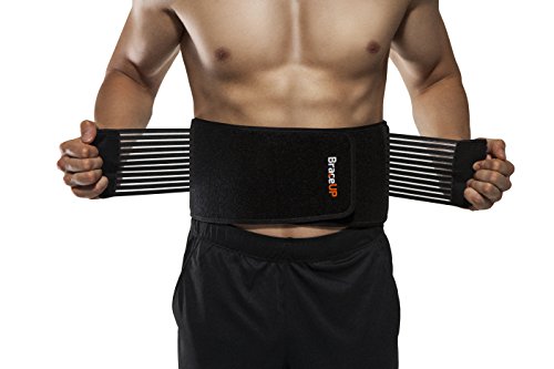 BraceUP Lower Back Brace by BraceUP for Men and Women - Breathable Waist Lumbar Back Support Belt for Sciatica, Herniated Disc, Scoliosi