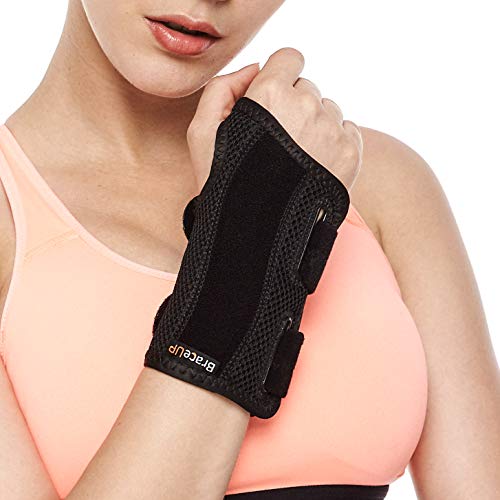BraceUP Wrist Splint for Carpal Tunnel Right Left Hand by BraceUP - Wrist Support for Women and Men, Daytime and Night Use, Wrist Brace 