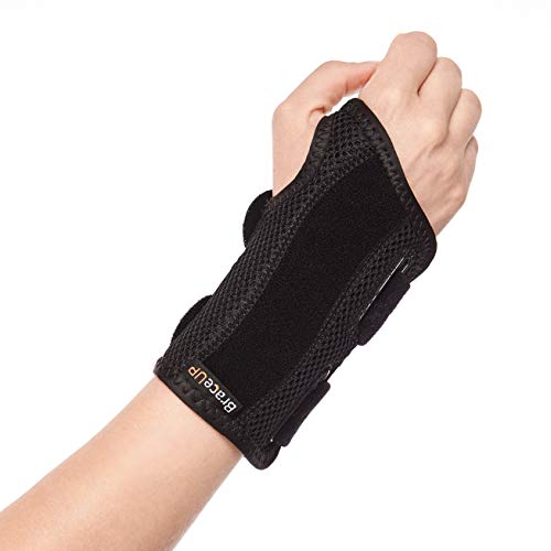 BraceUP Wrist Splint for Carpal Tunnel Right Left Hand by BraceUP - Wrist Support for Women and Men, Daytime and Night Use, Wrist Brace 