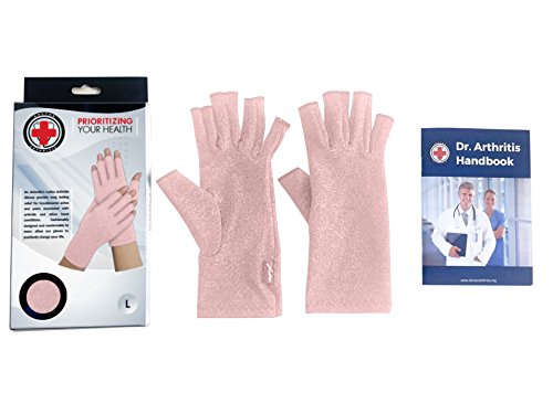 Dr. Arthritis Doctor Developed Open Fingered Arthritis Compression Gloves Men and Women for Arthritis, Raynauds Disease & Carpal Tunnel (Mediu