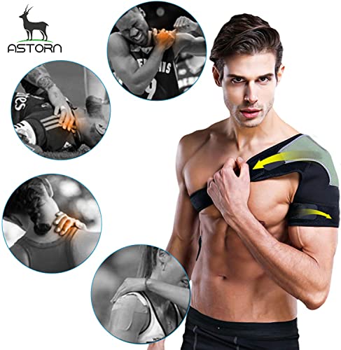 Astorn Shoulder Brace for Men Women Torn Rotator Cuff - Rotator Cuff Brace, Shoulder Support, Shoulder Compression Sleeve, Shoulder Wra