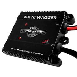 Stop-Alert New Wig Wag 36 Pattern Wave Wagger - Headlights Module 10 AMPS Electronic Alternating Heavy Duty Flasher Kit Relay for Emergency