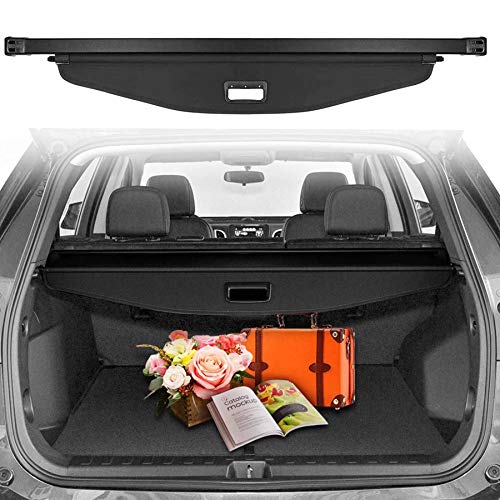 CUMART Cargo Cover Compatible with Chevrolet Chevy Equinox 2018 2019 2020 Retractable Rear Trunk Security Shield Luggage Shade B