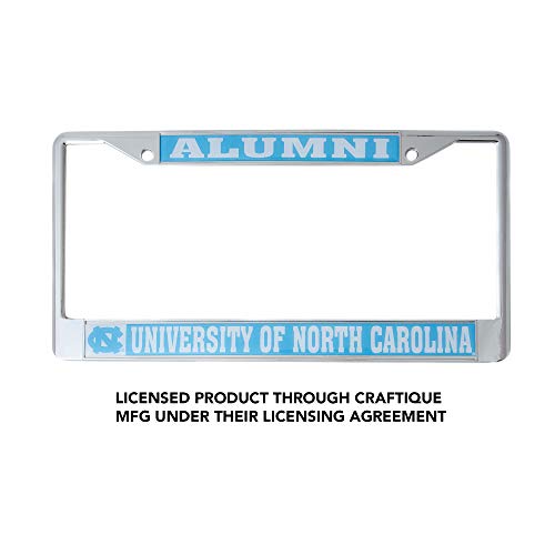 Desert Cactus University of North Carolina UNC Tar Heels Chapel Hill Metal License Plate Frame for Front or Back of Car Officially Licensed (A
