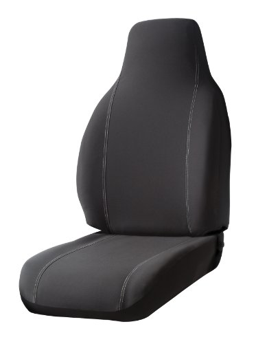 FIA SP88-5 BLACK Universal Fit Truck Bucket Seat Cover (Black)