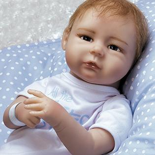 Sorrow announcer hardware Paradise Galleries Real Looking Baby Doll All The Ladies Love Me, 20 inch  Reborn Boy, Silicone - Like Vinyl & Weighted Body, 7-P