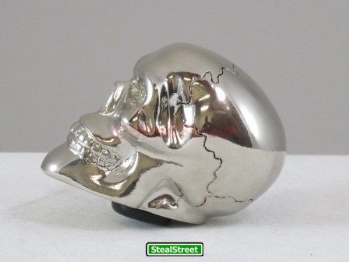 Summit Chrome Skull Shift Knob Collectible Figurine