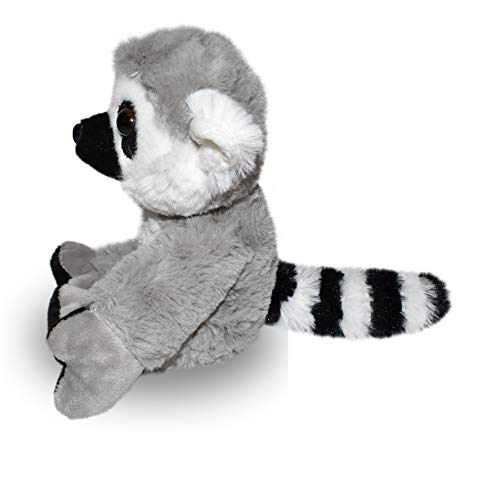 Wild Republic Ring Tailed Lemur Plush, Stuffed Animal, Plush Toy, Gifts for Kids, Hug’Ems 7"